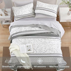 DJY Striped Quilt Set King Size - Image 3