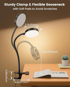 Glocusent Clip on Light, 72 LEDs Clip on Lamp - Image 5