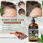 Organic Castor Oil in Glass Bottle – 16 Oz Cold Pressed & Hexane-Free – USDA - Image 5
