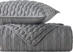 WDCOZY Dark Grey Quilt King Size Bedding Sets - Image 9