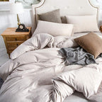 PURE ERA Jersey Knit Duvet Cover Set 100% T-Shirt Cotton Super Soft Comfy 3pc - Image 8