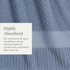 NY Loft 100% Cotton Hand Towel 6 Pack | Super Soft & Absorbent Quick-Dry Hand - Image 7