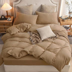 PURE ERA Jersey Knit Duvet Cover Set 100% T-Shirt Cotton Super Soft Comfy 2pc by PUREERA