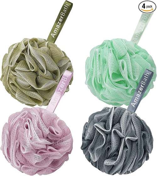 AmazerBath Loofah Sponge 75g/Piece, Exfoliating Bath Sponge Body Scrubber by AmazerBath