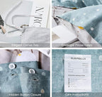 SLEEPBELLA Duvet Cover Queen, 600 Thread Count Cotton Grey Branch - Image 7