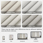 Joydeco White 100% Blackout Curtains 120 Inch 2 Panels, Luxury Thermal White - Image 7