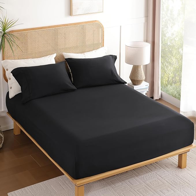 King Sheet Set 4 Piece, Wrinkle Free, Oeko-Tex Certified - Image 7