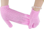 Exfoliating Gloves 10PCS Bath Gloves 5 Pairs, Natural Mitts Gloves - Image 6