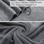 Ycosy 8-Piece Bath Towels Set, 2 Oversized Bath Sheet, 2 Hand Towels and 4 - Image 7