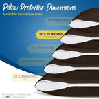 Utopia Bedding Premium 100% Waterproof Pillow Protectors - Image 2