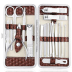 Nail Clippers Set 18 Pieces Stainless Steel Manicure Kit, Professional Grooming by Yougai