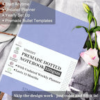 Premade Dotted Journal Notebook - Image 2