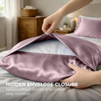 Pure Bedding Satin Pillowcase 2 Pack - Image 7