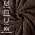 Tefici Electric Heated Blanket Throw, Super Cozy Soft 2-Layer Flannel 50" x 60" - Image 7