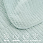 Whale Flotilla Ultra Soft California King Quilt Bedding Set, Lightweight - Image 8