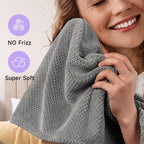 Umisleep 2 Pack Microfiber Hair Towel Wrap - Image 5