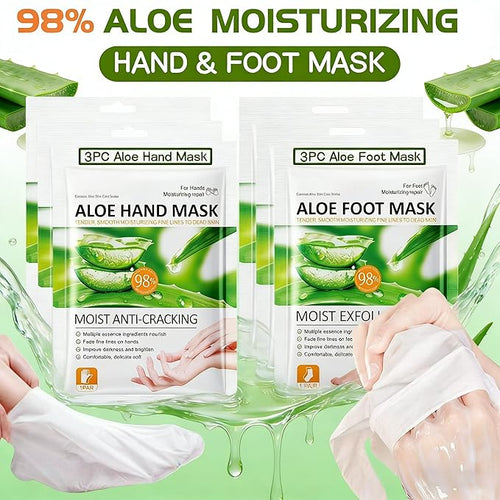 Aloe Vera Hand & Foot Mask Set - Image 2