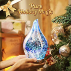Porseme Oil Diffuser 3D Glass Aromatherapy Ultrasonic Humidifier, Air Refresh - Image 6