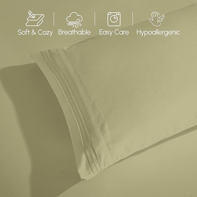 Elegant Comfort Luxurious 1500 Premium Hotel Quality Microfiber Three Line - Image 6