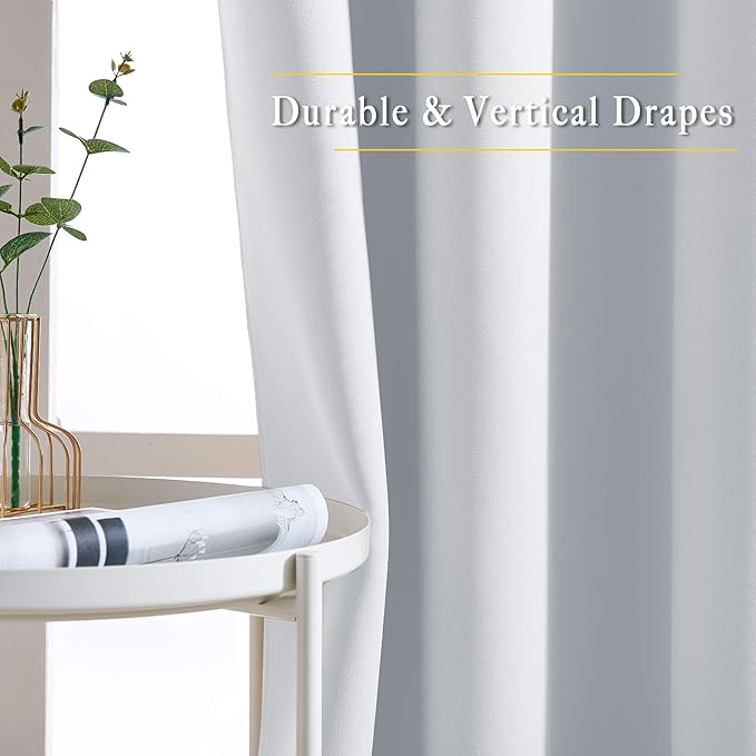 NICETOWN Bedroom Curtains 2 Panels Set - Image 5