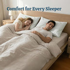 OMEO 2 Pack Standard Size Rayon Derived from Bamboo Pillow - Image 8