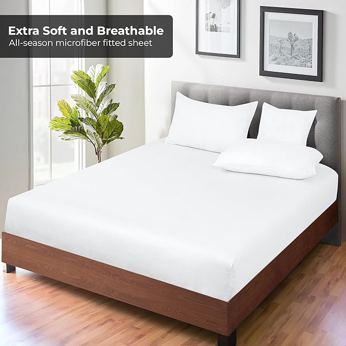 Royale Linens Fitted Sheet California King - Image 4