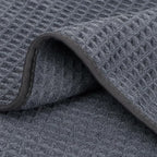HOMEXCEL Waffle Bath Towels Set 4 Pack, Premium Microfiber Bathroom Towels - Image 2