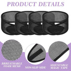 CIATBYYJ 4Pcs Mesh Hair Wraps, Thicker Soft Head Wraps - Image 6