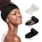 Red by Kiss Spa Headband for Washing Face, Adjustable Velcro Wrap Facial Makeup - Image 6