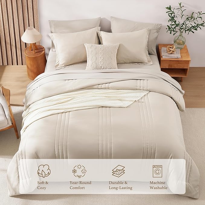 Monbix Twin XL Size Comforter Set - Image 3