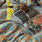 mixinni Vintage Style Garden Flower Queen Duvet Cover - Image 5