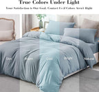 PURE ERA Jersey Knit Duvet Cover Set 100% T-Shirt Cotton Super Soft Comfy 3pc - Image 6