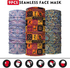 Venswell Neck Gaiter Face Mask Men Women, Seamless Bandana Rave Face Cover - Image 4
