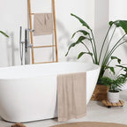 Ultra Soft 3 Pack Cotton Towel Set, Contains a Bath Towels 28x55 inch, a Hand - Image 5