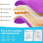 Boileau Electric Heating Pad for Back Pain and Period Cramps Relief, 3 Heating - Image 6