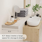 Fun Memories Floating Shelves for Wall, 36 x 9.3 Large Floating Shelf Wall - Image 4