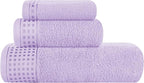 GLAMBURG Ultra Soft 3 Pack Cotton Towel Set, Contains a Bath Towel 28x55 inch by GLAMBURG