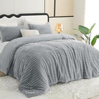 CozyLux Fluffy Queen Comforter Set - Image 9