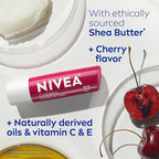 NIVEA Cherry Lip Care, Ruby Tinted Lip Balm Pack - Image 8