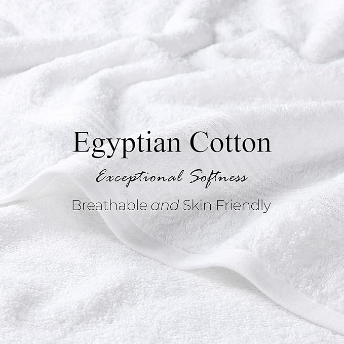 Superior Egyptian Cotton 3-Piece Towel Set, Basic Towels - Image 7