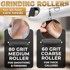 Electric Foot File Callus Remover – 3-Speed Foot Scrubber Electric, Dry Skin - Image 6