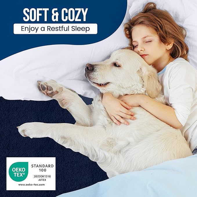 Twin Size Mattress Protector Waterproof, Premium 200 GSM Terry Mattress Cover - Image 5