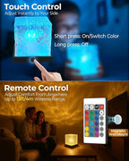 Rechargeable Shower Light Cube, 16 Color Ocean Wave Projector Light Battery - Image 5