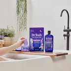 Dr Teal's Foaming Bath with Pure Epsom Salt, Melatonin Sleep Soak with - Image 5