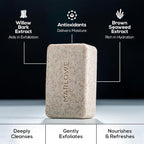 MARLOWE. No. 102 Body Scrub Soap 7 oz, Oud Wood, Exfoliating Soap Bar - Image 7