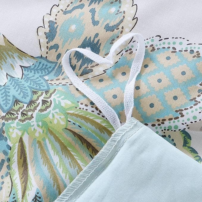 mixinni Cotton Print Paisley Duvet Cover - Image 5