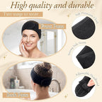 Tigeen 120 Pcs Spa Headband Facial Headbands Bulk Adjustable Hair Wraps - Image 3