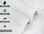 ZUPERIA White Bath Towels Bulk 24 Pack - Image 4