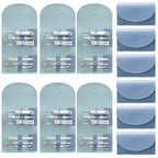 12 Set Manicure Set Bulk Mini Manicure Nail Clipper Kit 7 in 1 Stainless Steel by Lanties