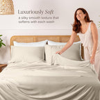 Bare Home 100% Rayon Made from Bamboo Luxury King Size Set of 2 Cooling - Image 2